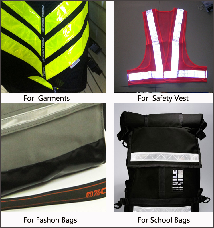 Shadow Micro Prism Reflective Tape for Vest,Garments