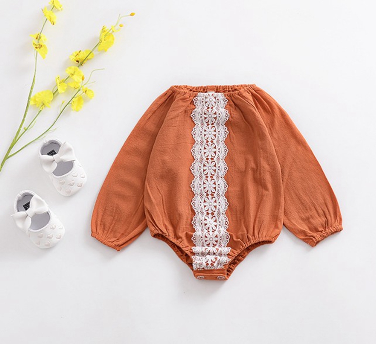 Оптовая продажа, бутиковый льняной хлопковый комбинезон, комбинезон для маленьких девочек