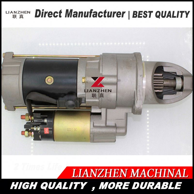 С двигателем D1146 стартовый двигатель экскаватора 65,26201-7049 для Daewoo DH220-3 DH300-5 детали двигателя экскаватора