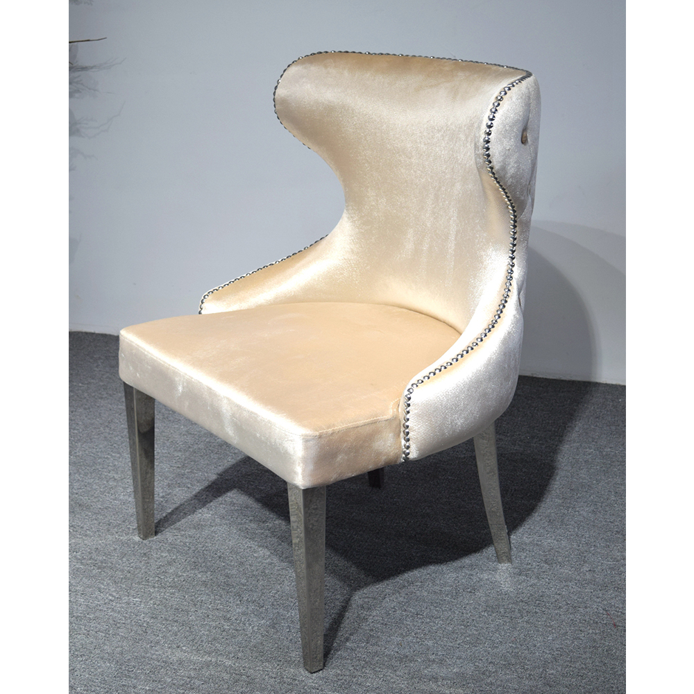 B8211 банкетное кресло для отеля с бархатным покрытием