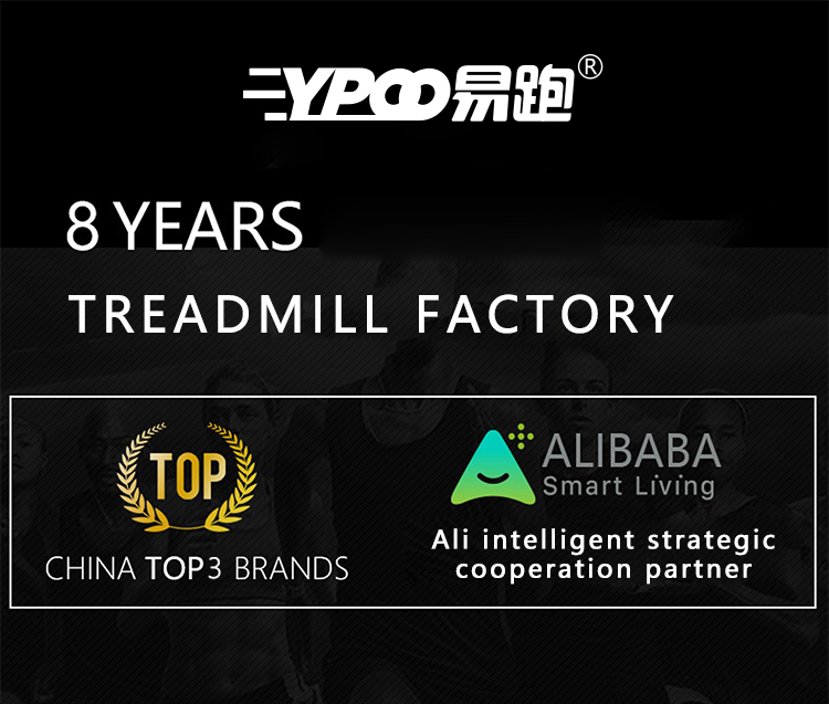 YPOO M8  Long Service life gym equipment commercial treadmill  best  electric motorized running machine treadmill 3 hp