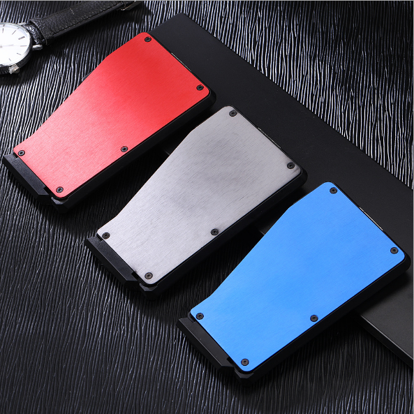 Metal Airplane Business Card Case