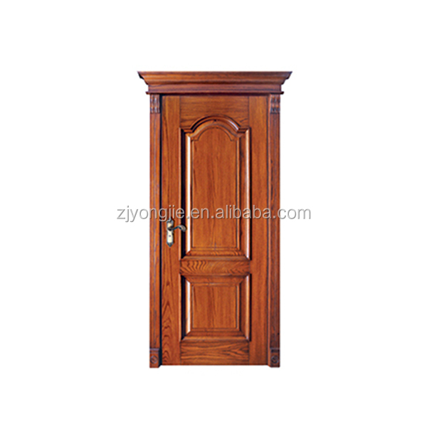 Zhejiang Yujie fabbricazione vendita calda di vetro porte in legno massello