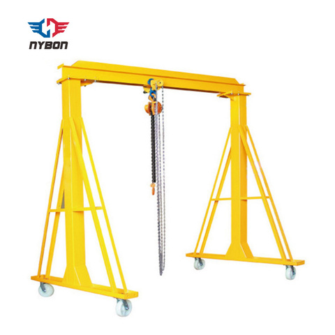 adjustable height light duty mini gantry frame crane price