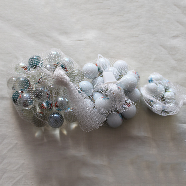 Белый игрушечный стеклянный мраморный шар для ребенка