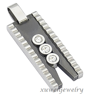 Pendentif Médaille Rectangle Acier Inoxydable Plaque Coran Musulman Allah Argent