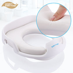Customized Portable Plastic Soft Kids Toilet Training Ring Potty Training Seat For Baby