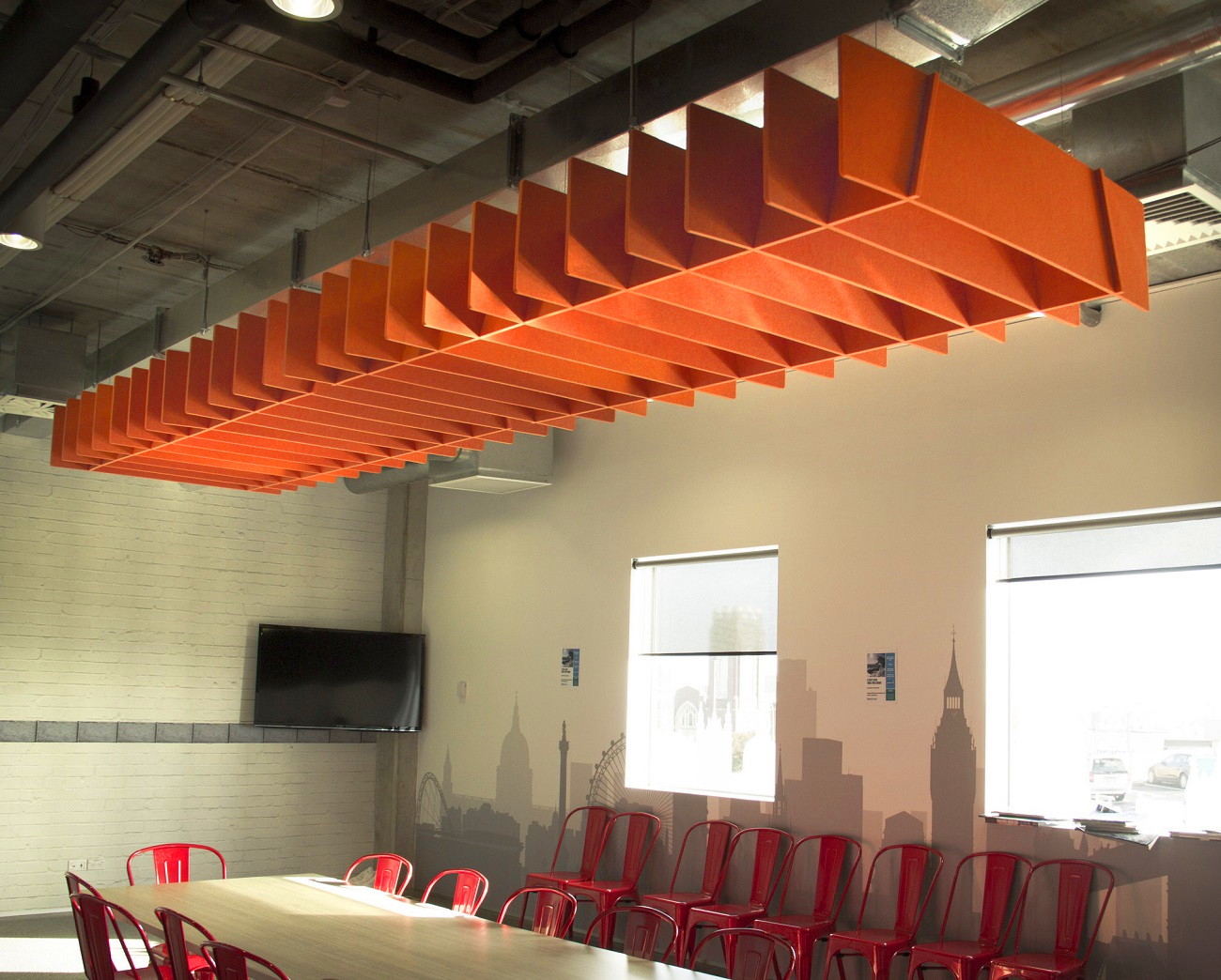 Polyester fiber acoustic panels pinboard ceiling baffles panel for studio booth recording studioation