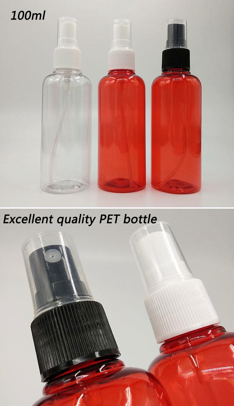 Wholesale 15ml - 500ml Empty Plastic 100ml Spray Bottles 100 Ml Pet Spray Bottle With Fine Mist Sprayer