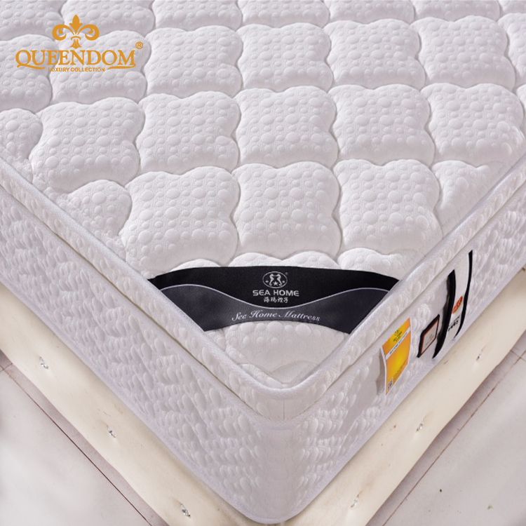 Royal super soft foam pocket Bonnell coil spring 5 star hotel mattress