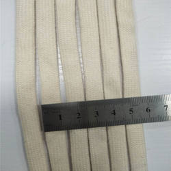 Alta qualidade 1 centímetros 100% algodão cordão trançado oco duplo correias planas