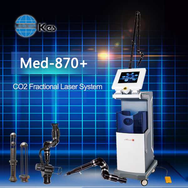 KES MED-870+ 40Вт медицинский TUV UltraPulse 10600nm CO2 с РФ трубкой лазер для целюлит и удаления морщин и удаления шрамы