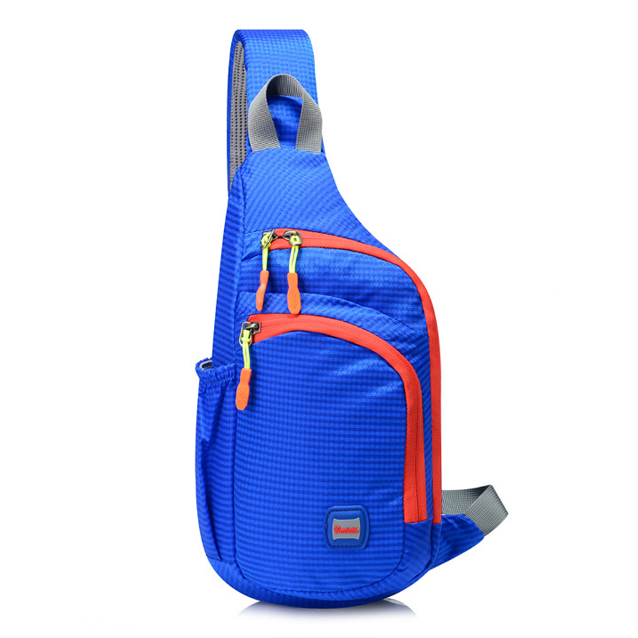 C /& S Retro Canvas Breast Bag Mens Single Shoulder Bag Skew Backpack Leisure Sports Cycling Bag