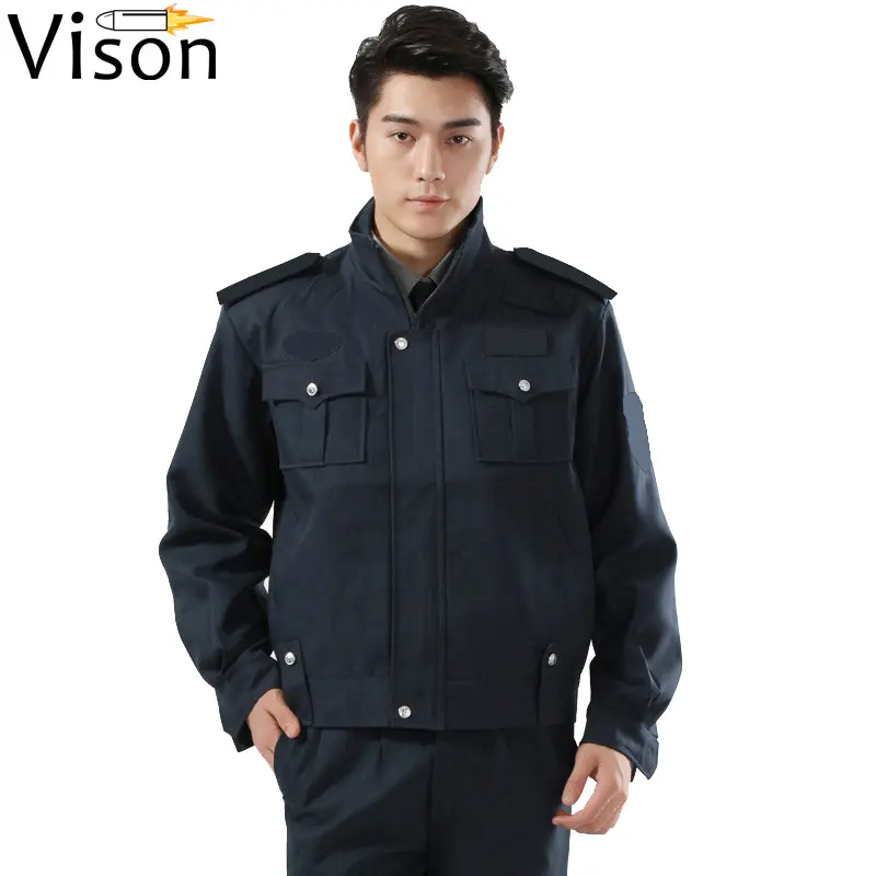 Толстая униформа офицера охранника, зимняя полицейская военная тактическая одежда, черная куртка, штаны