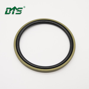 40% bronze PTFE hydraulic piston seal glyd ring with brown and green color