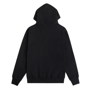 a plain black hoodie