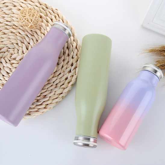 Wholesale Creative Double Wall Stainless Steel Water Bottle Thermal Insulation Water Bottle