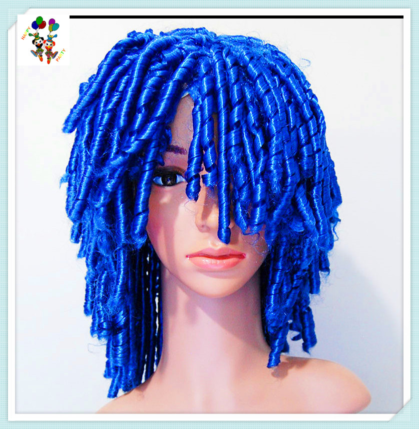 ウィッグ・エクステ simpson Deluxe Marge Simpson Blue Synthetic Costume Wig - Oem