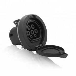 EV Car Charger Type 2 Socket 4 Point Fixing Outlet for Smart Home Charging Station Side