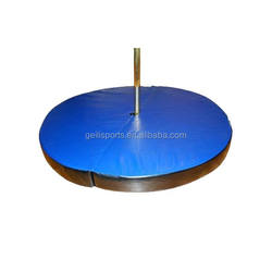 Large round folding safy dance challenge crash pole dance mat manufacturers