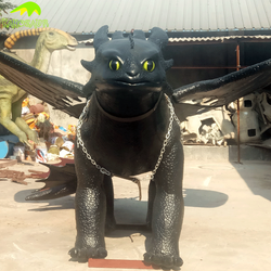 KANOSAUR8757 New Robotic amusement rides dinosaur toothless dragon rides for park