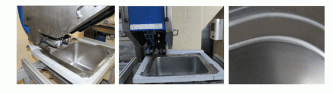 Stainless steel sink grinding machine