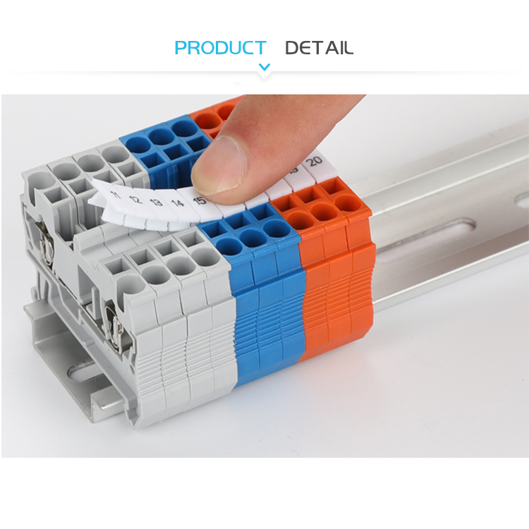 100Pcs Terminal Block Marker Strip Label ZB6 ZB5 3.5/4/8/10 ZBFM