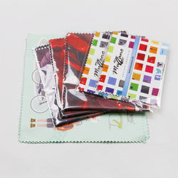 Custom Logo Print Microfiber Cleaning Glasses Cloth