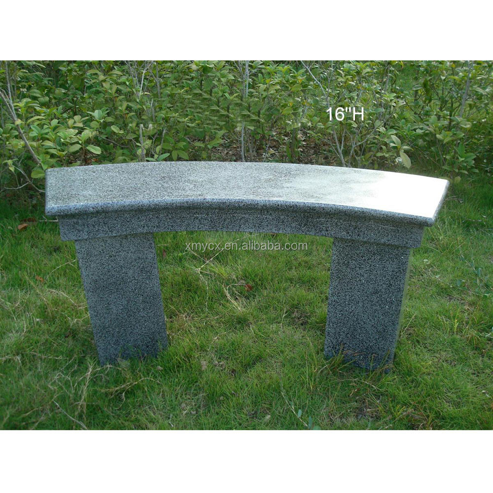 Outdoor Cast Fiberstone Concrete Garden Bench Buy Concrete