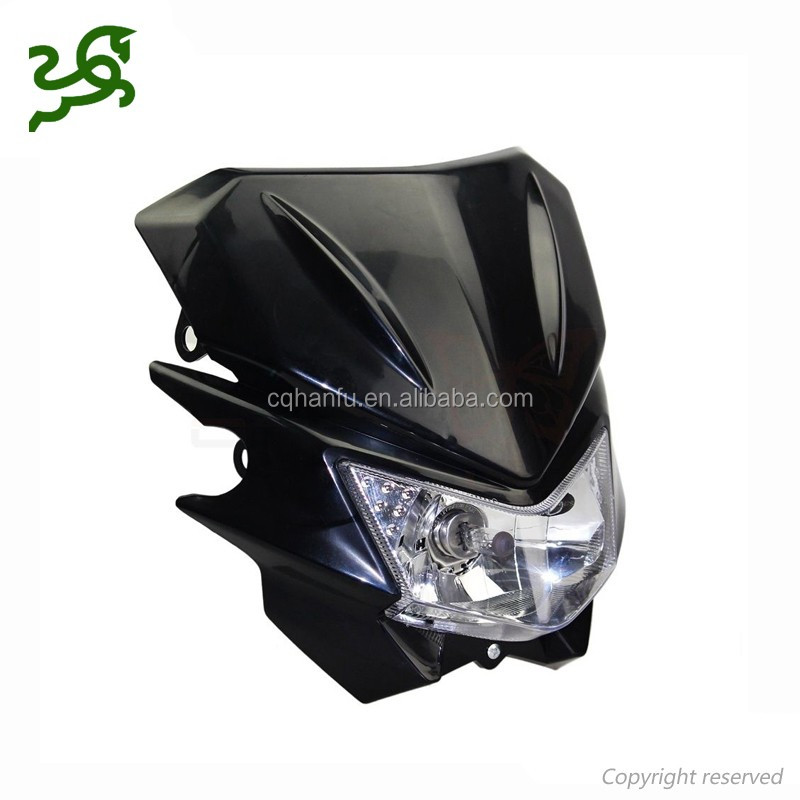 Motorcycle Lighting Indicators Dual Sport Street Fighter Headlight Headlamp Fairing For Honda Crf Cbr Xr250r Auto Parts And Vehicles