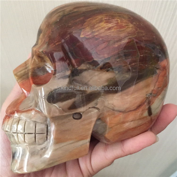 Kristallschädel Quarz Kristal Schädel Carving Reiki Healing Stein Großhandels