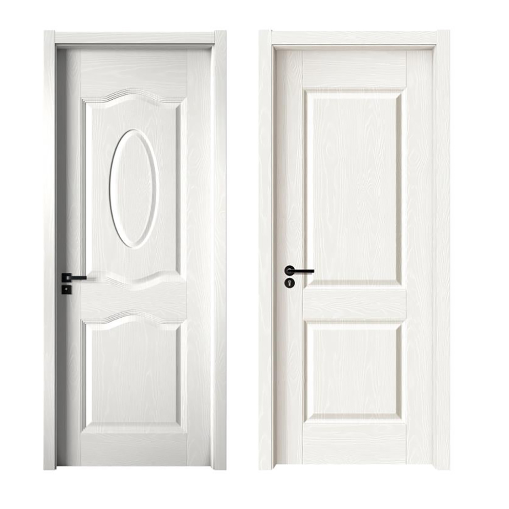 Solid wood door design white primed veneer wood home interior door from China Suppliers
