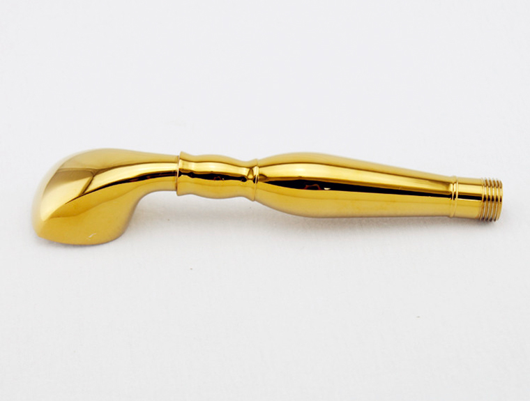 Bathroom accessories royal antique round handle bath faucet brass bathtub faucet with handheld shower head