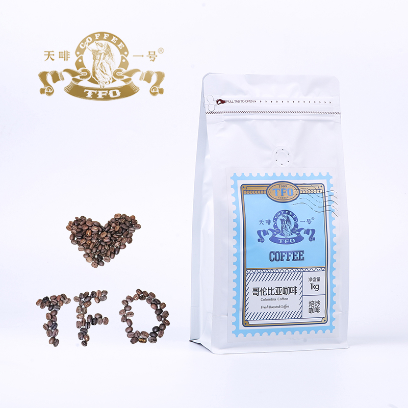 Свежеобжаренный кофе в зернах кофе Колумбии кофе в зернах