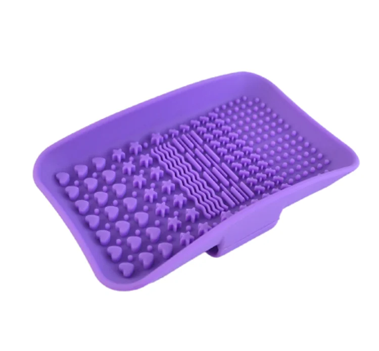 Popular silicon makeup brush cleaner silicone wholesale cleaning mat