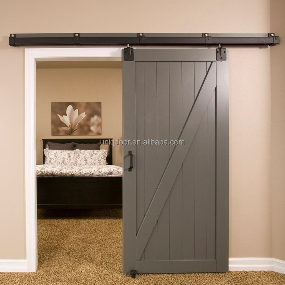 Porte coulissante intérieure en bois porte de grange avec matériel pour la maison