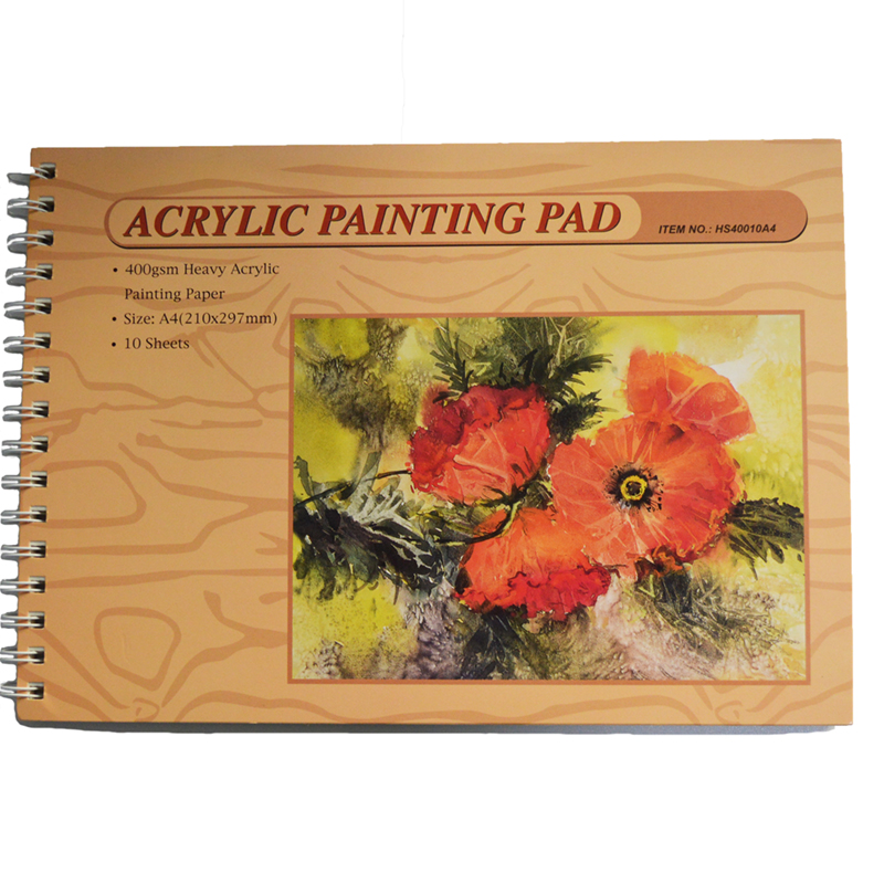 Artist acid free A4 size 400gsm acrylic painting pad