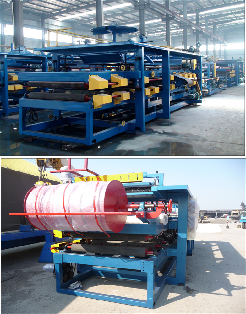 EPS Sandwich Panel Roof Roll Forming Machine For Rock Wool