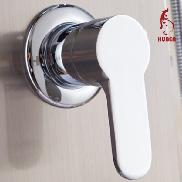 Waterfall stainless steel bathroom  shower wall panels with body massage shower jets shower mixer set