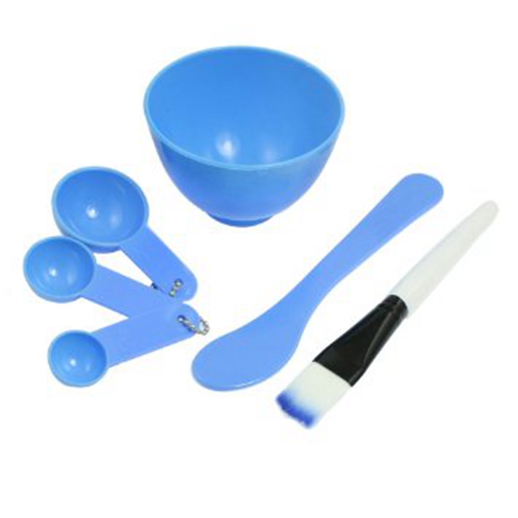 4 in 1 DIY Pink Facial Mask Beauty Applicator Mixing Stick Bowl Brush