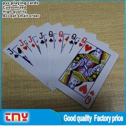 Customized Adult Plastic Playing Card Waterproof Plastic Playing Card Wholesale TMY-001