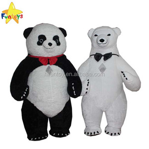 Funtoys CE Inflatable Animal Panda Bear Mascot Costume For Adult