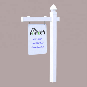 Heavy Duty vinyl PVC Plastic Real Estate Sign Post