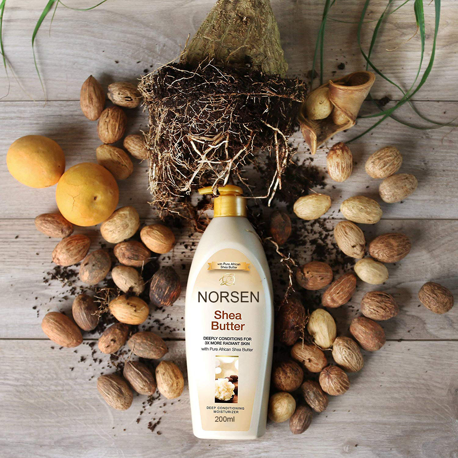 OEM Private Label Natural Organic Whitening Enriching Shea Butter Body Lotion