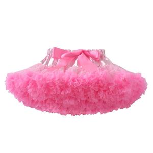 XinYiQu Toddler 5 Layers Princess Tutu Skirt Girls Tulle Fluffy Ballet Skirt with Pom Pom Puff Ball