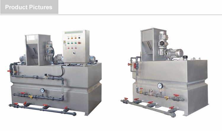 Machine de dosage chimique principale de dispositif de polymère automatique de technologie