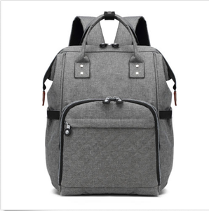 Baby Diaper Bag Mummy Changing Nappy Backpack Multi-Function Hospital Bag Grey