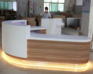 Round Wooden Reception Desk Round Wooden Reception Desk Suppliers