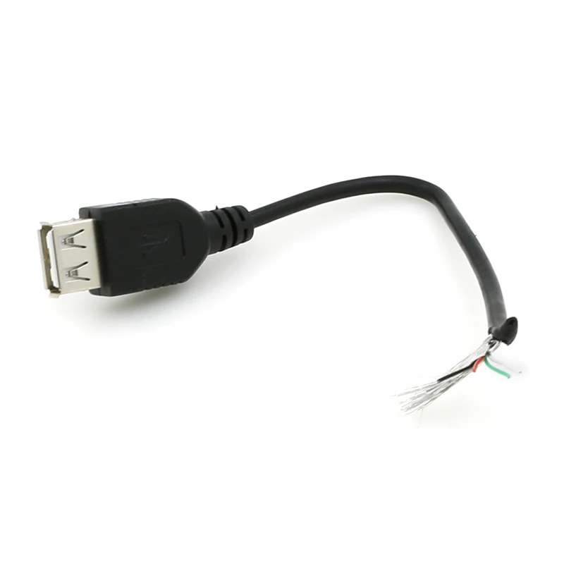 Высокое качество пользовательские зачищенный strippe зарядки usb Мужской Женский до голой провода открытым концом кабель