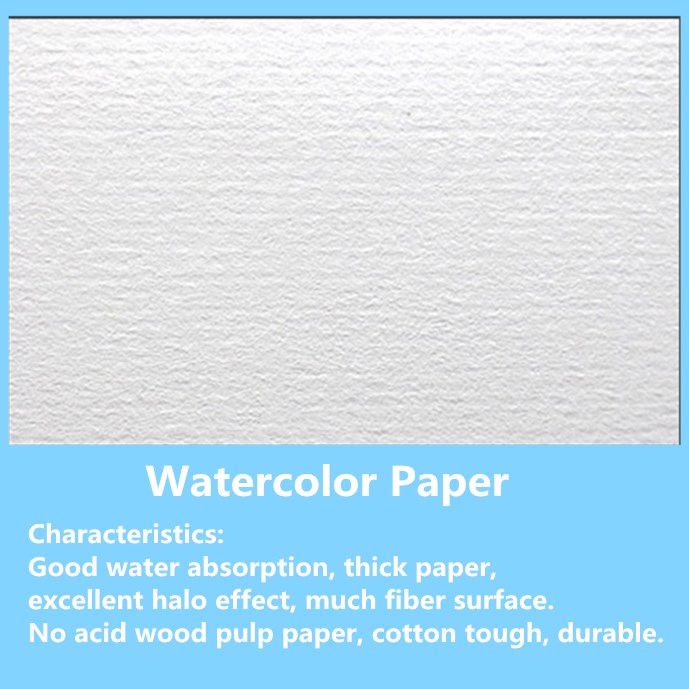 Popular Watercolour painting 2K4K8K & full size 160gsm watercolor painting Paper